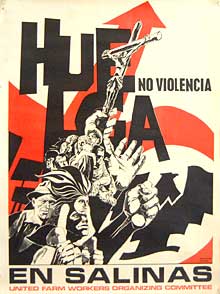 Poster: Huelga En Salinas - No Violencia